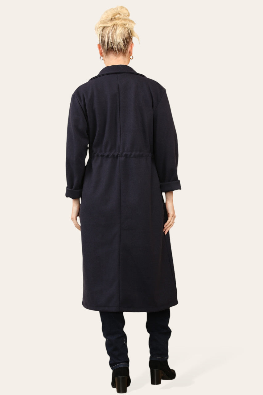 KOORDTREKTAILLE RUIME JAS NAVY