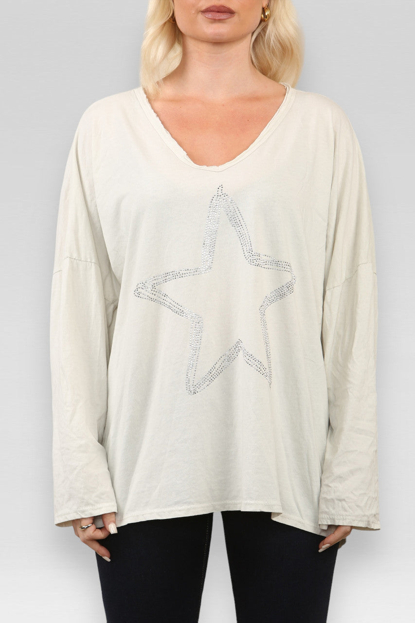 DIAMANTEN STER TOP STEEN