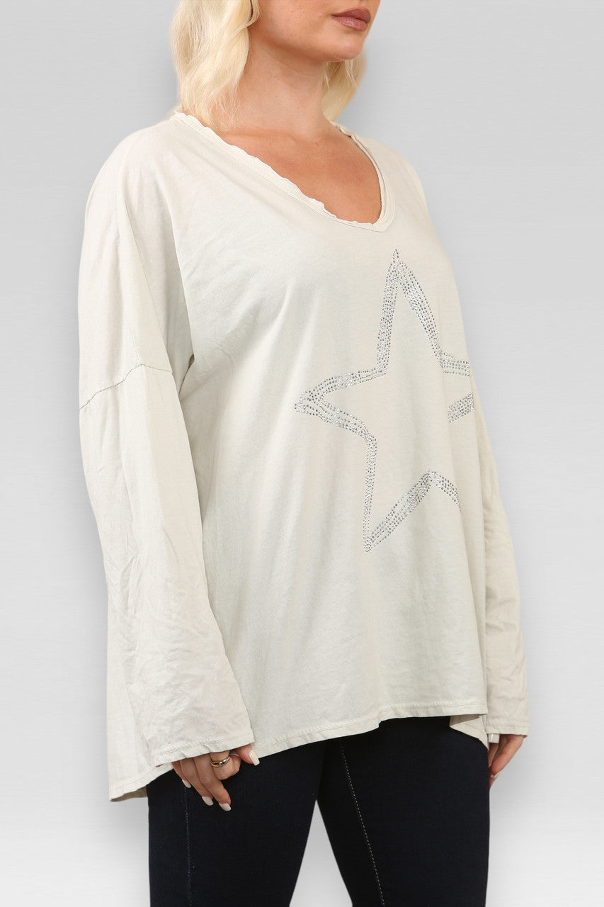 DIAMANTEN STER TOP STEEN
