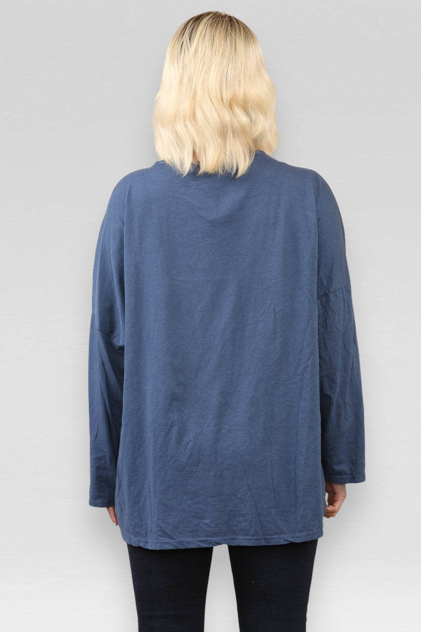 DIAMANT STER TOP DENIM