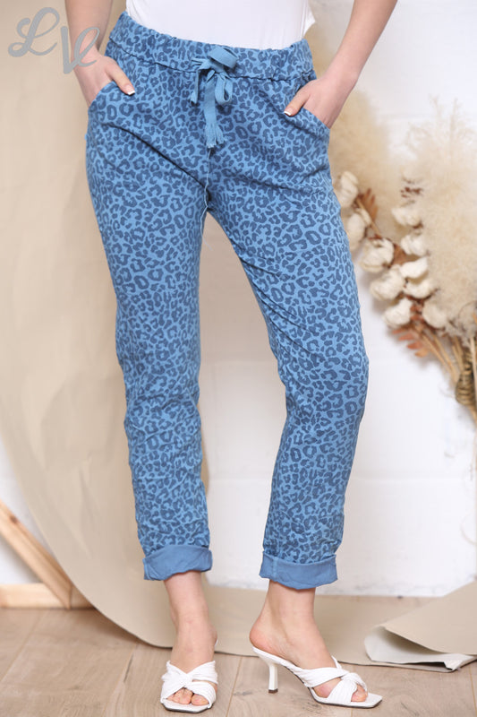 Dames Dierenprint Magic Broek Jeans