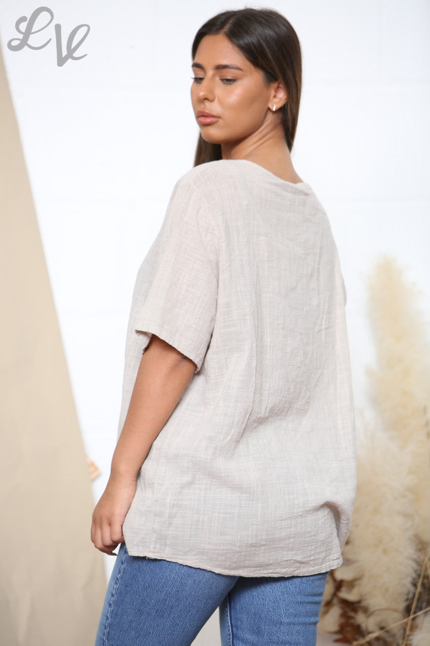 Ladies Dandelion Flower Top Stone