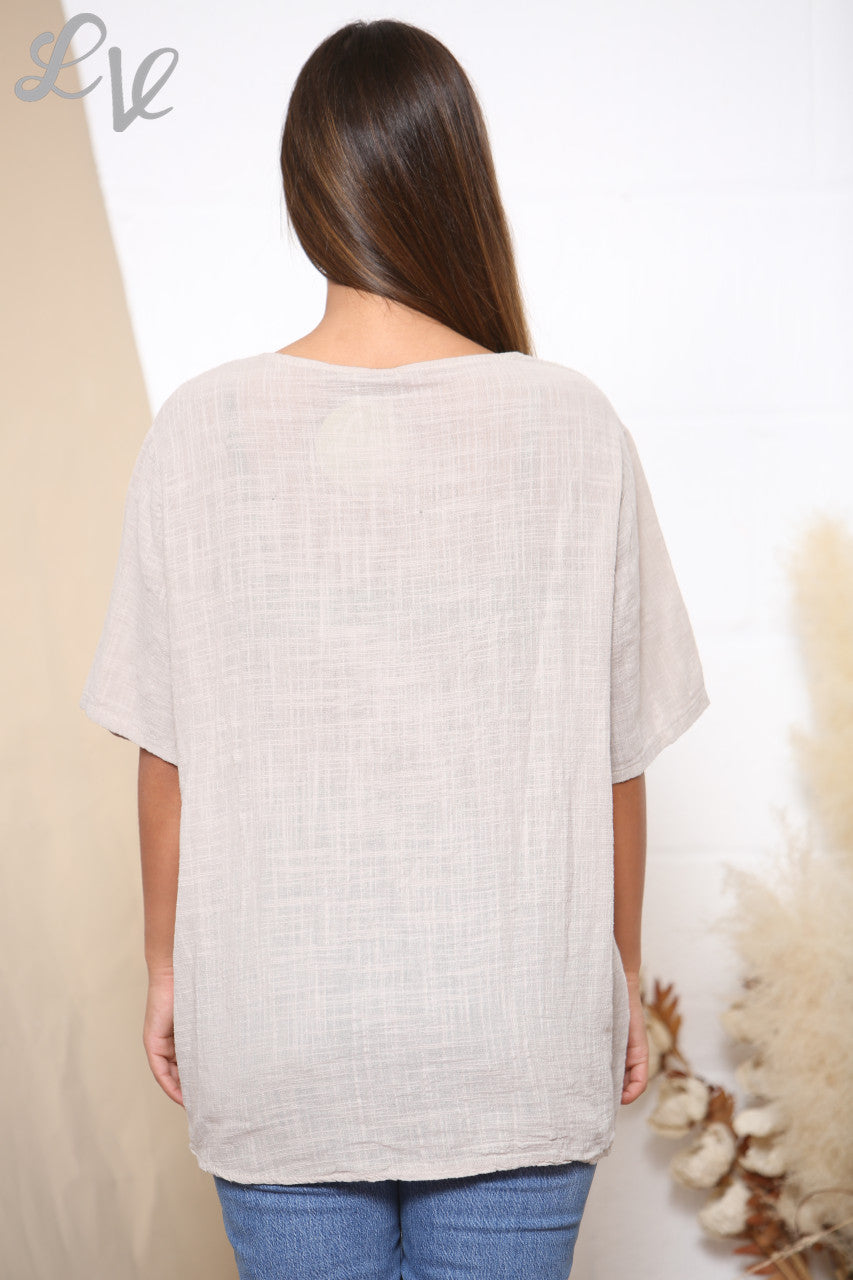 Ladies Dandelion Flower Top Stone