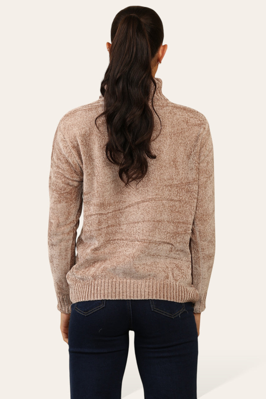 CHENILLE COLTRUI TAUPE