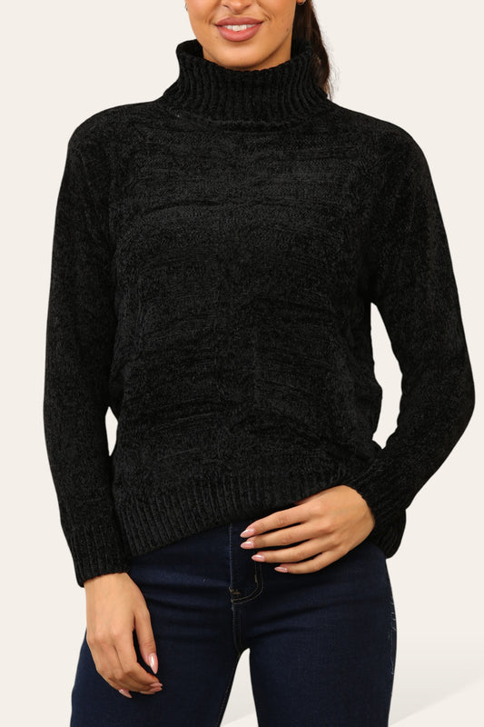 CHENILLE COLTRUI ZWART