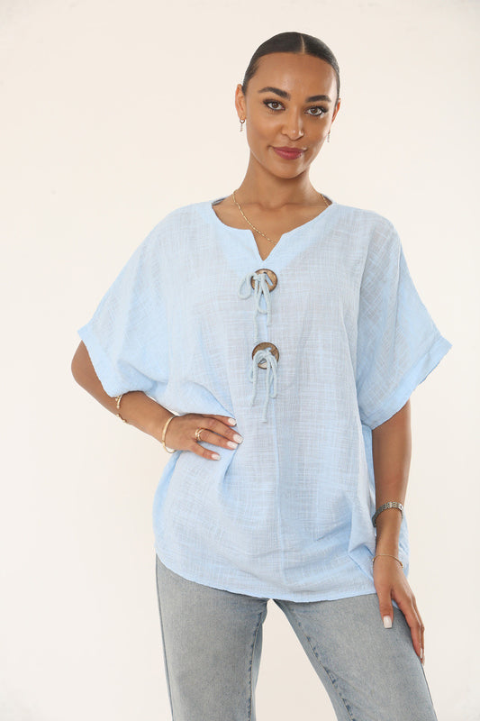 BUTTON TOGGLE DETAIL TOP - LIGHT BLUE