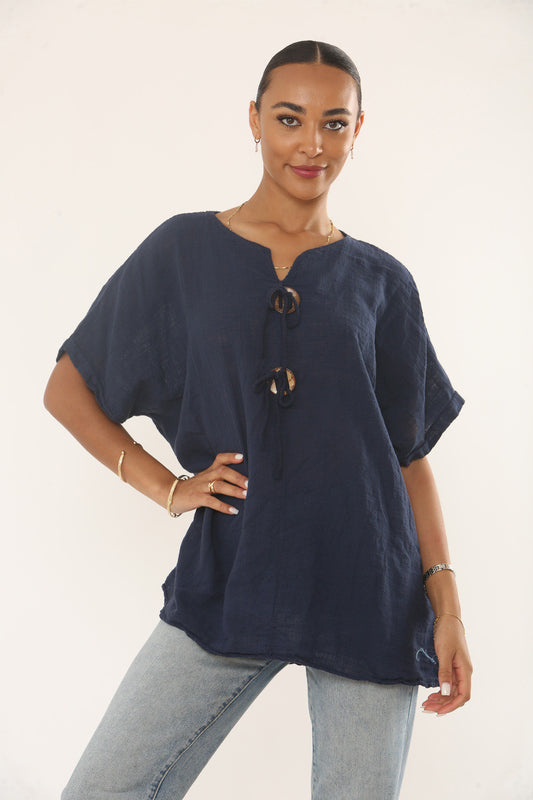 BUTTON TOGGLE DETAIL TOP - NAVY