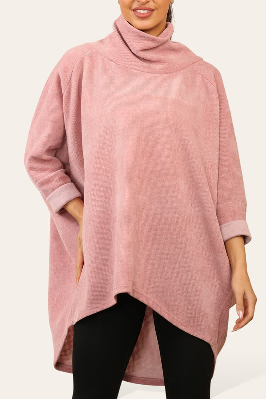 RIBFLUWEEL COLTRUI TUNIEK TOP ROZE