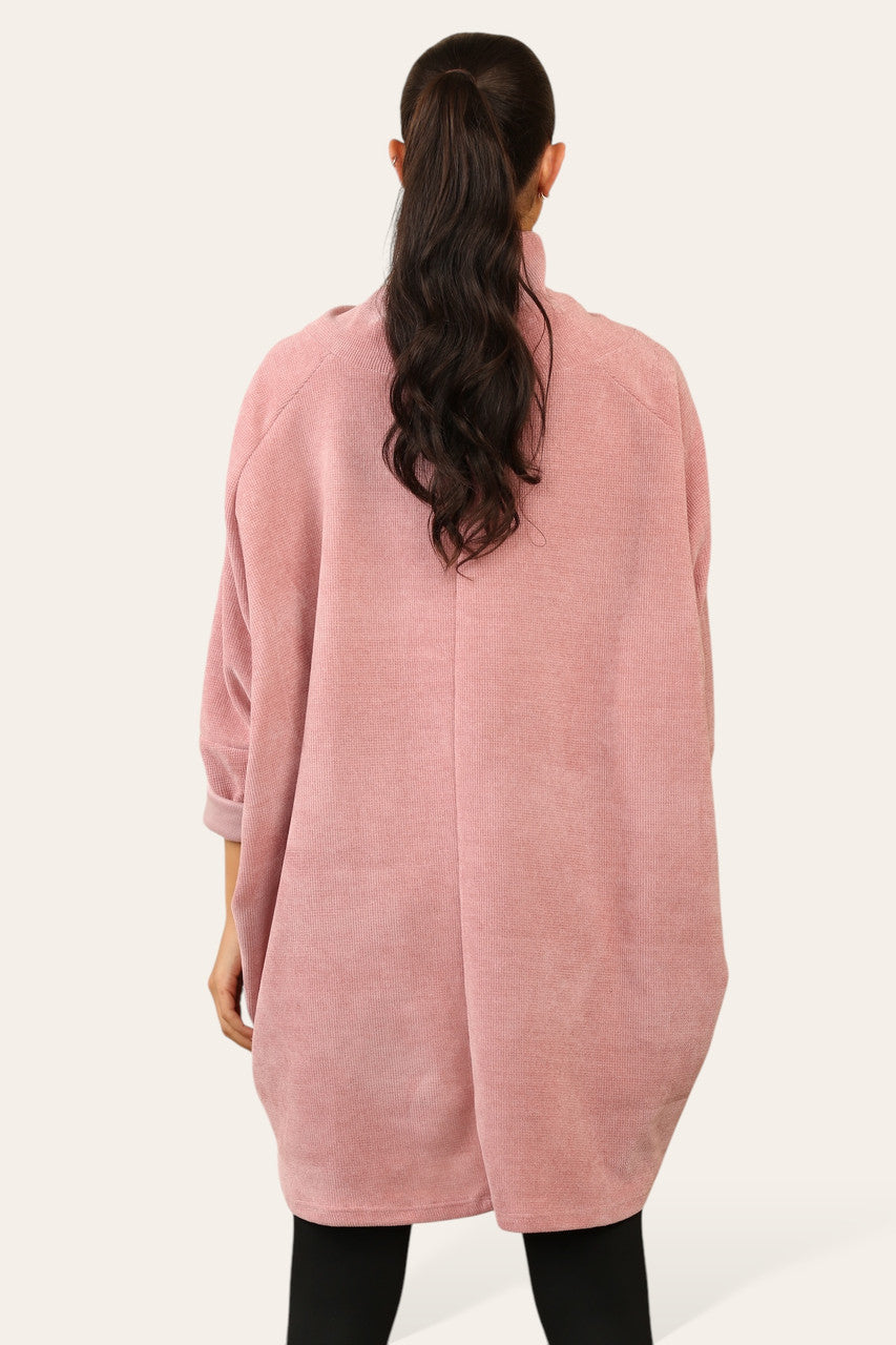 RIBFLUWEEL COLTRUI TUNIEK TOP ROZE
