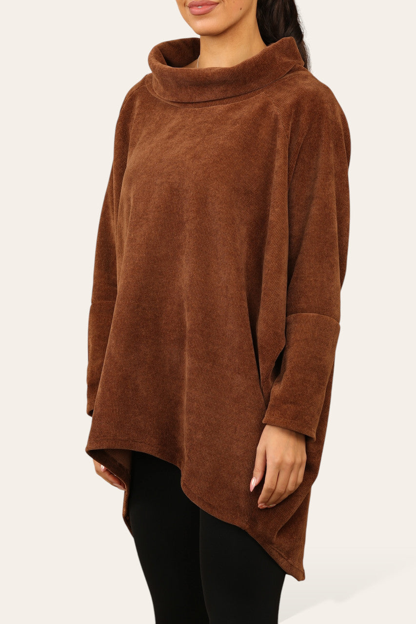 RIBFLUWEEL COLTRUI TUNIEK TOP BRUIN