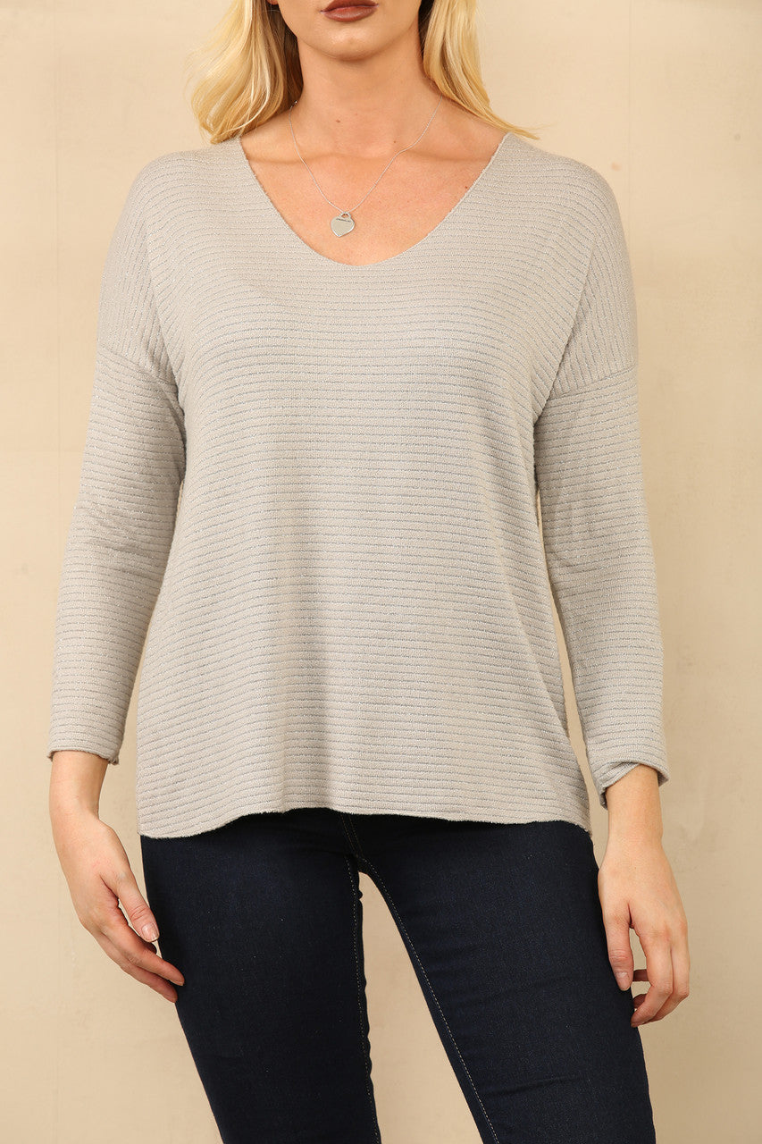 LUREX STREEPTUI TAUPE