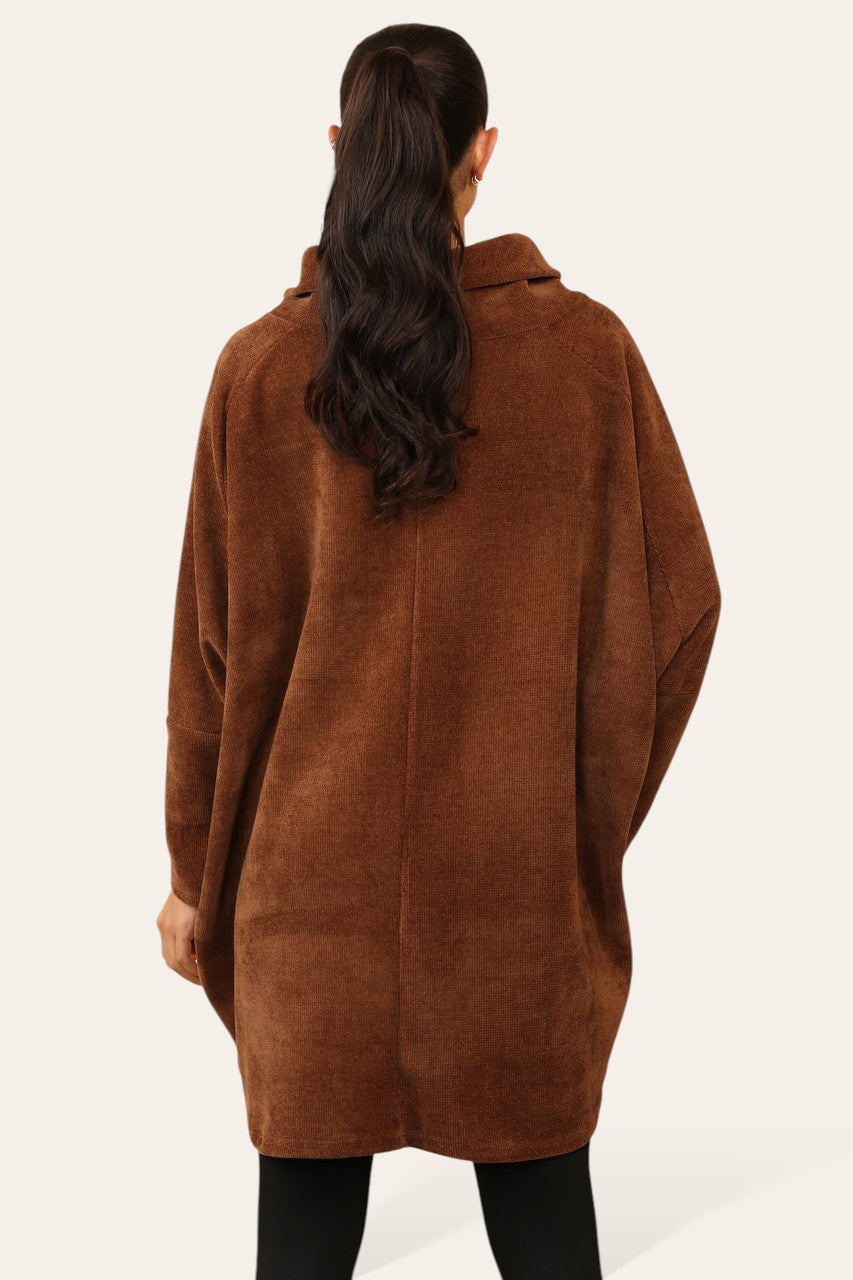 RIBFLUWEEL COLTRUI TUNIEK TOP BRUIN