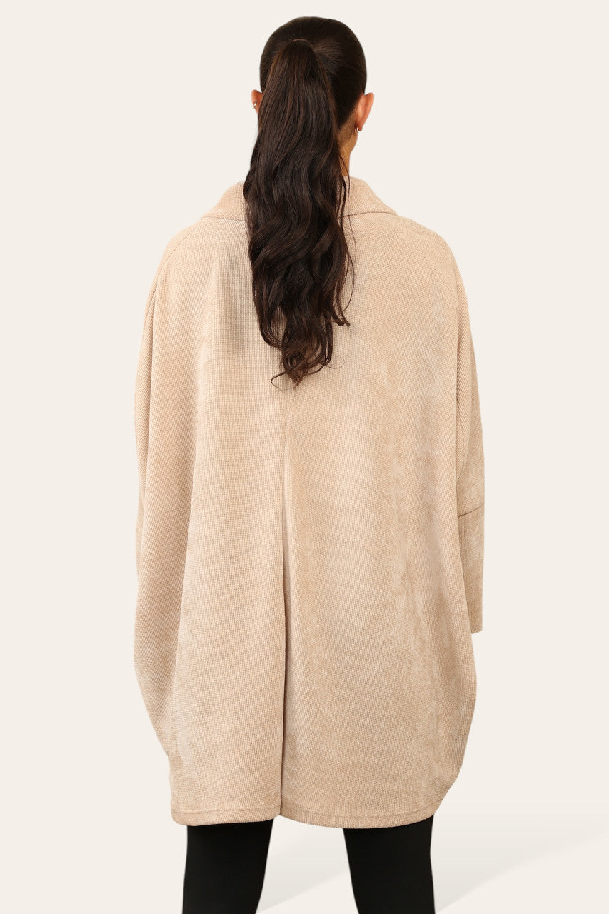 COURDRY COWL HALS TUNIEK TOP STEEN
