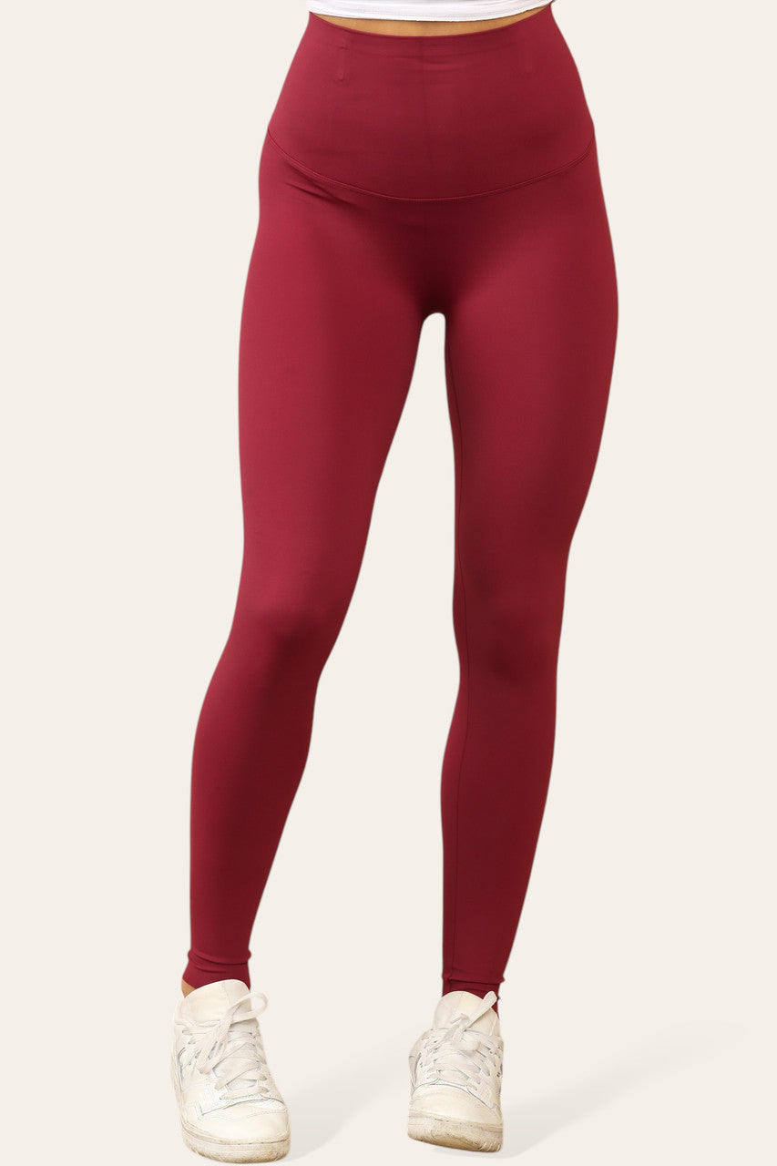 ENERGY LEGGING BORDEAUXROOD