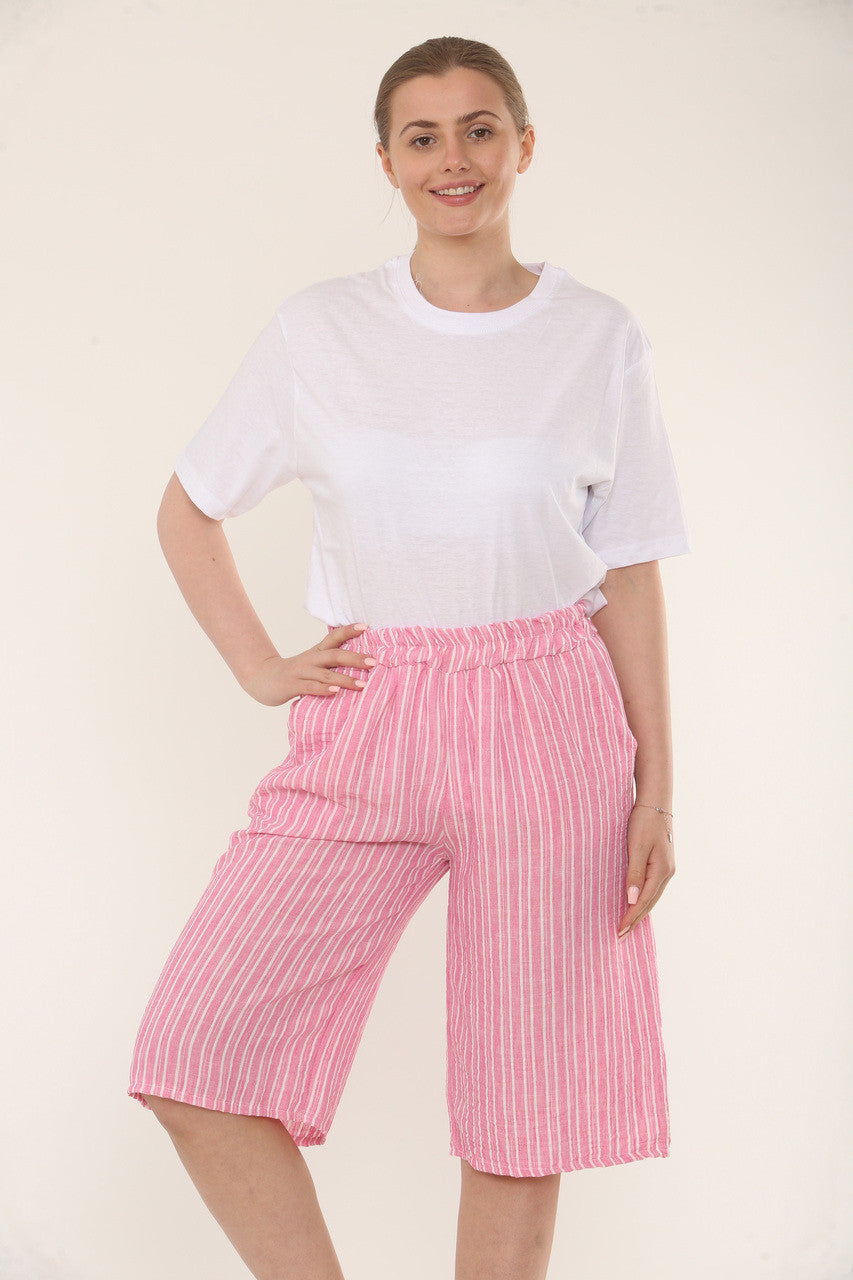 BERMUDASHORT MET NAAFSTREEP - CANDYROZE