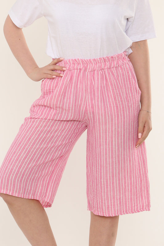 BERMUDASHORT MET NAAFSTREEP - CANDYROZE