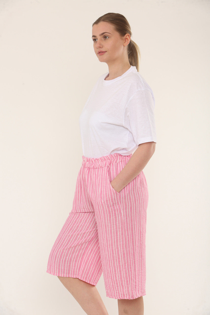 BERMUDASHORT MET NAAFSTREEP - CANDYROZE