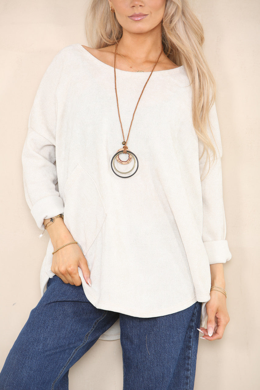 COURDRY TOP MET KETTING WIT