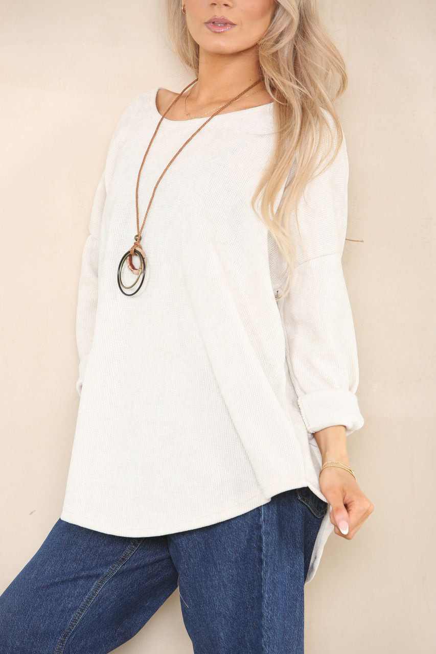 COURDRY TOP MET KETTING WIT