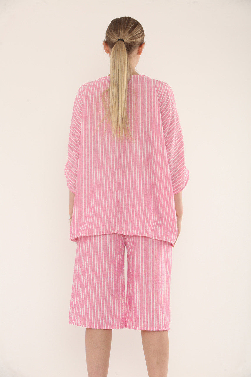 BERMUDASHORT MET NAAFSTREEP - CANDYROZE