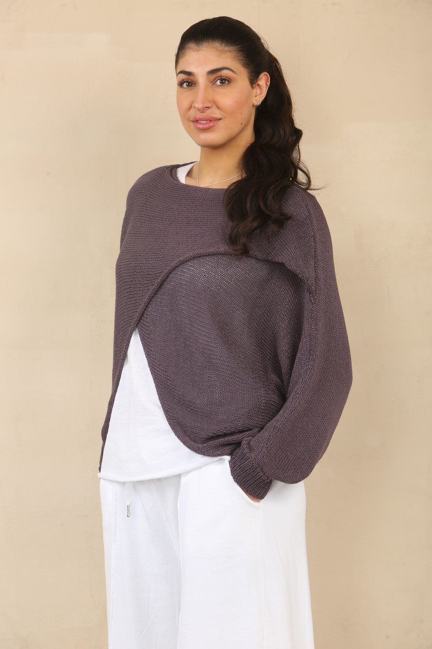 OVERSLAG TRICOT TOP - PAARS