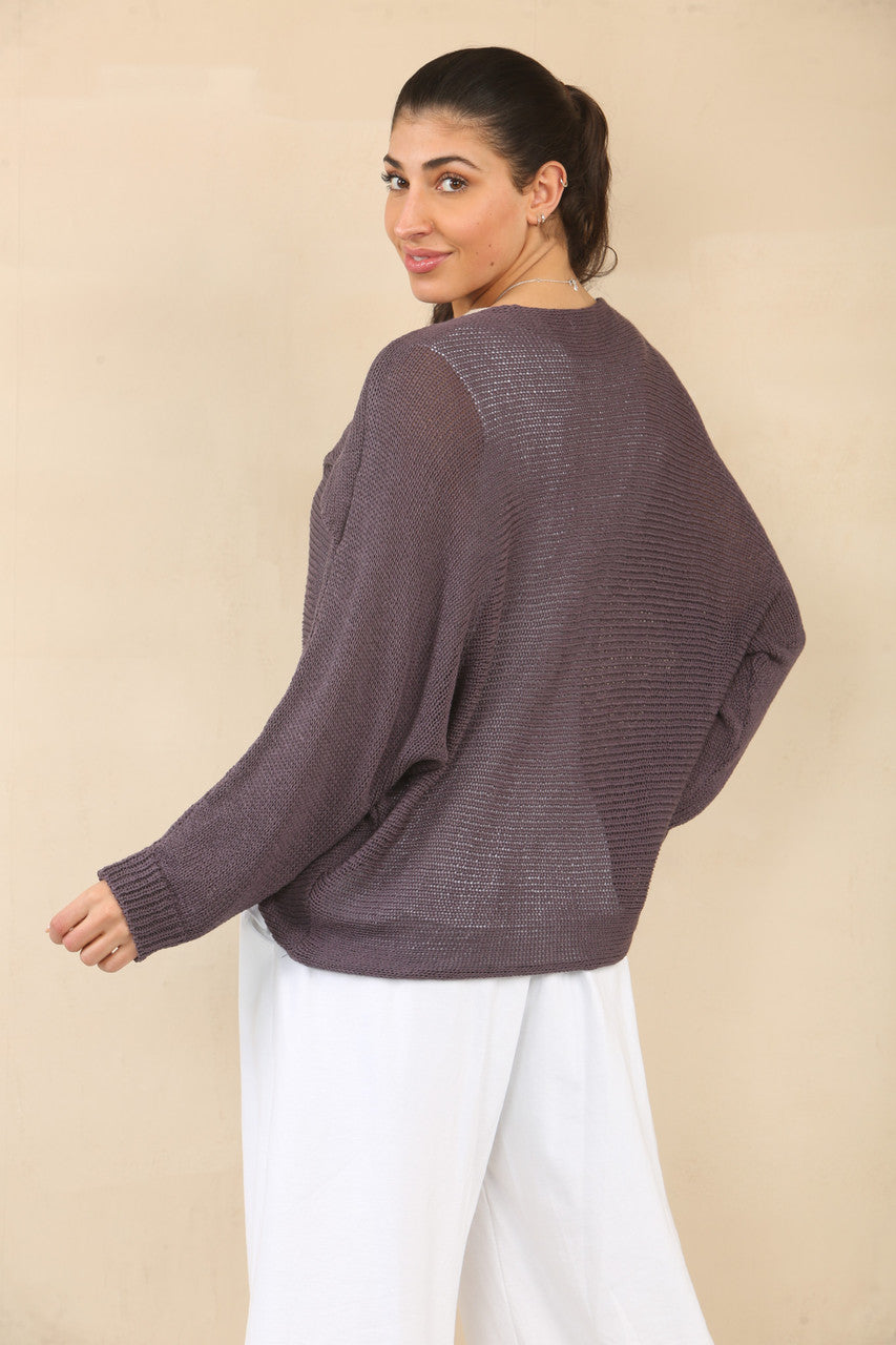 OVERSLAG TRICOT TOP - PAARS