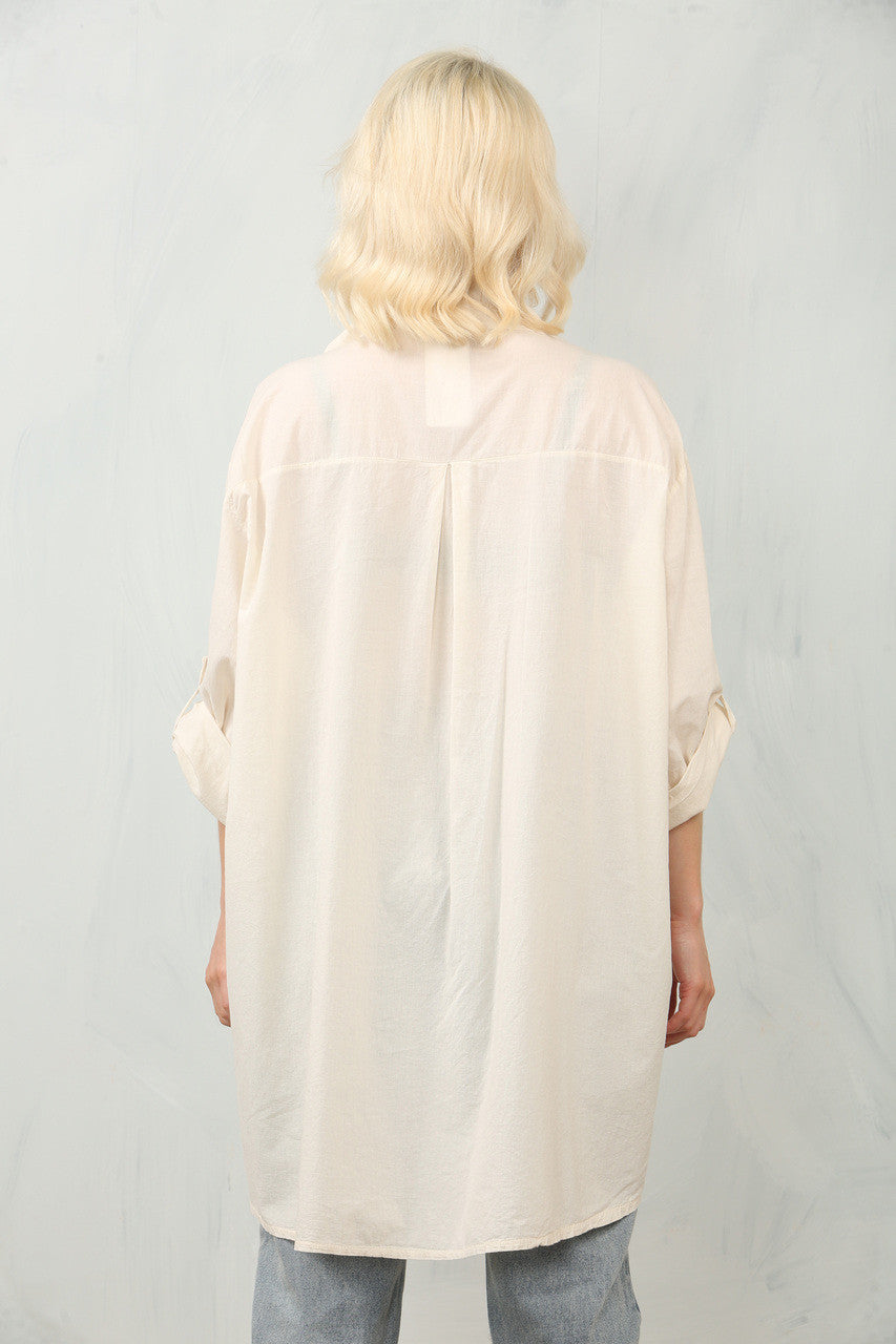 GETUFTE STER SHIRT TOP - STEEN