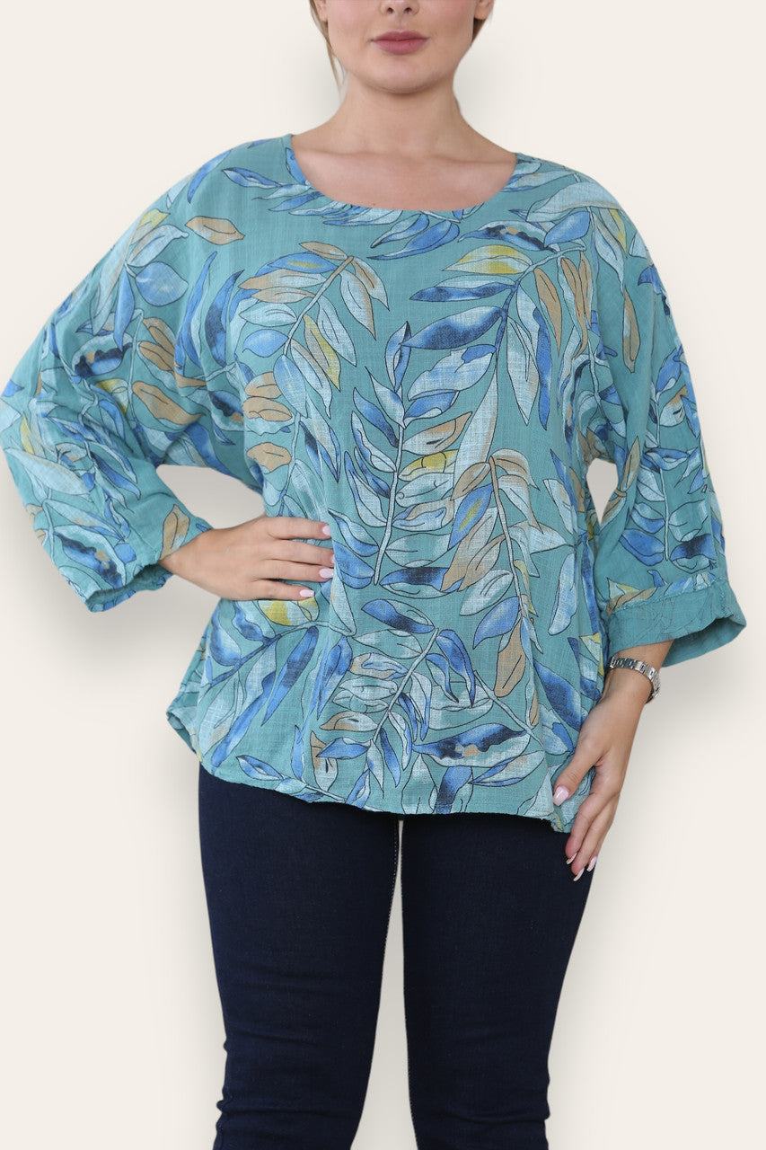 BLAD STENGEL PRINT TOP TIFFANY