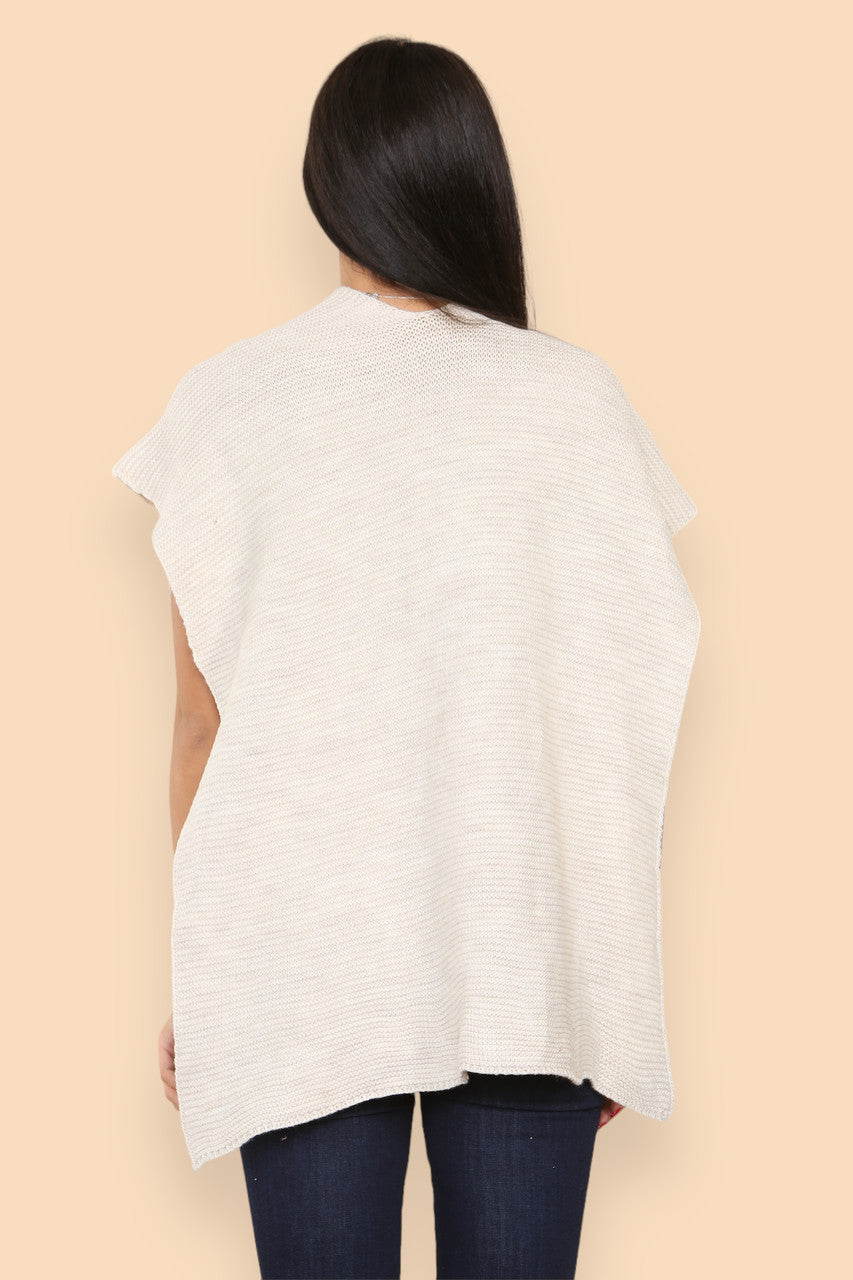 SOFT KNITTED SHAWL STONE