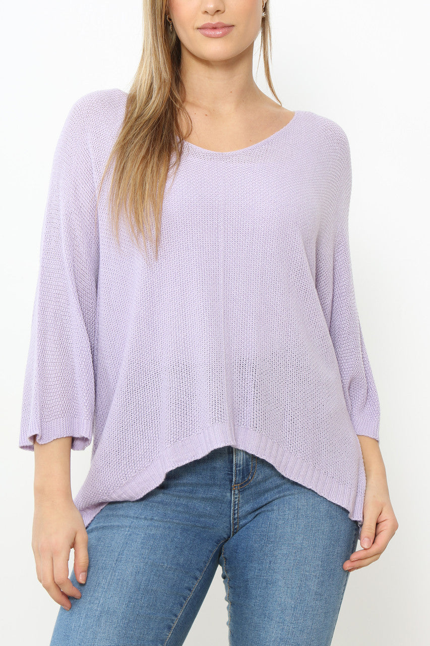 EFFEN TRUI MET V-HALS LILA