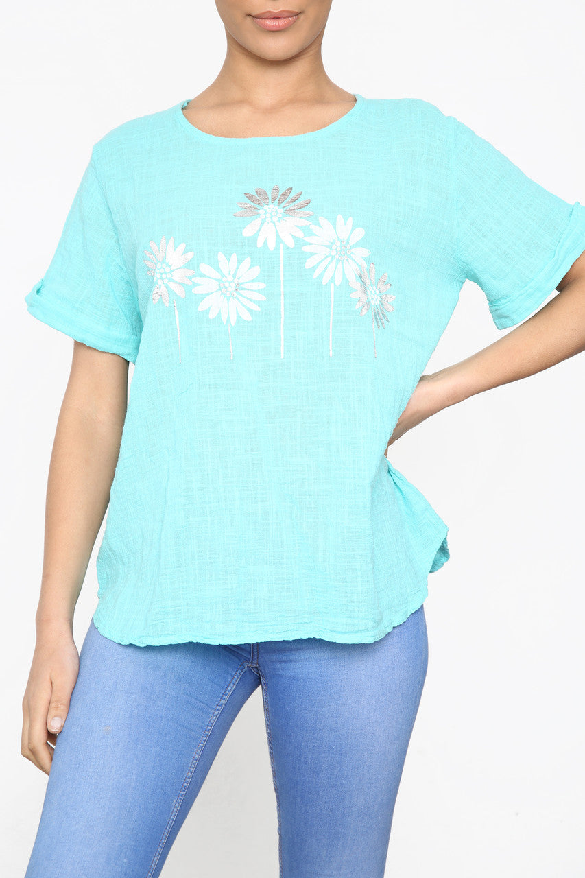 Damesfolie Bloemen Top Tiffany