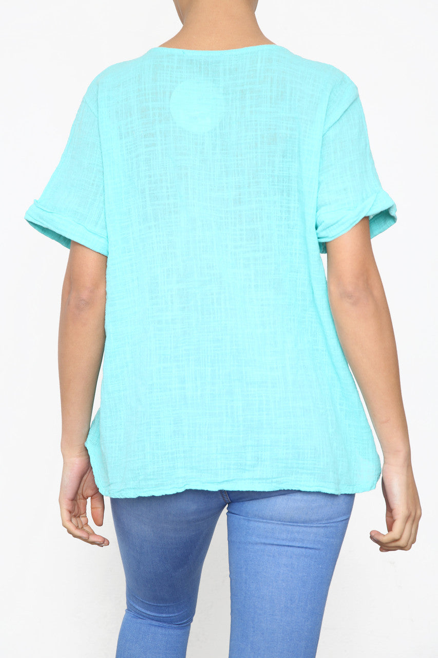 Damesfolie Bloemen Top Tiffany