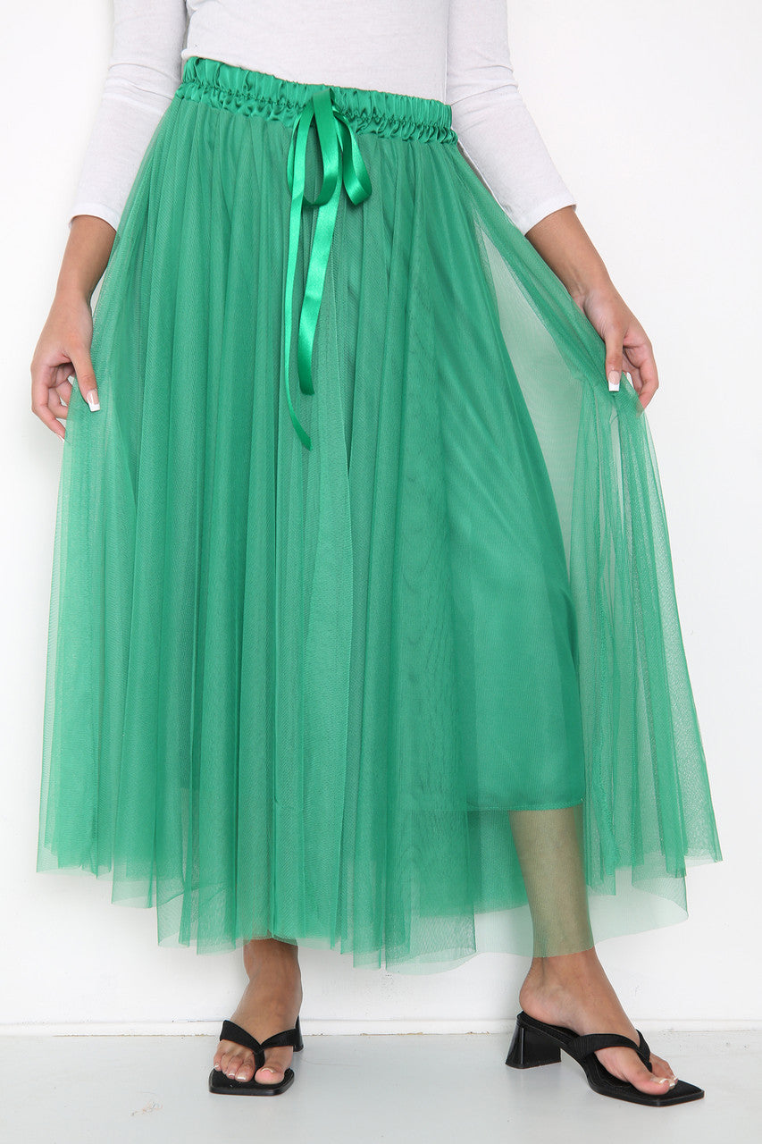 Ladies Skater Skirt Green