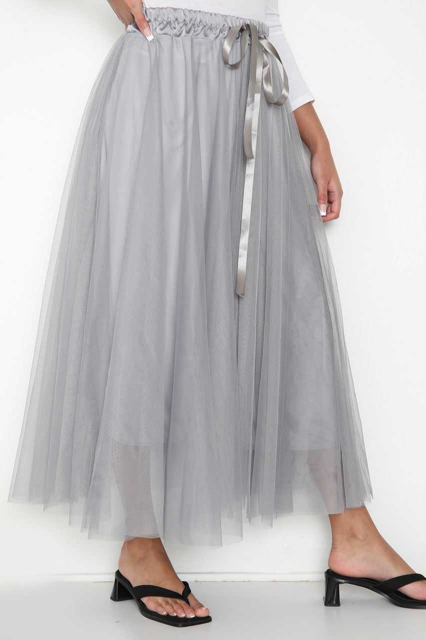 Ladies Skater Skirt Grey