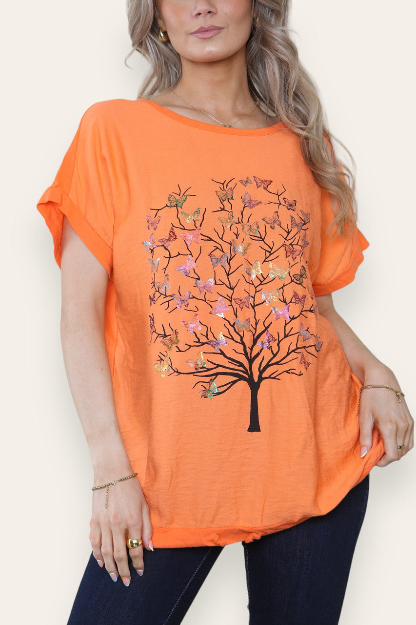 VLINDERBOOM FOLIE BOOMTOP ORANJE