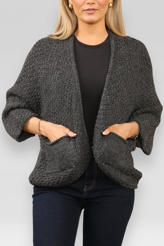 GEBREID BATWING VEST HOUTSKOOL