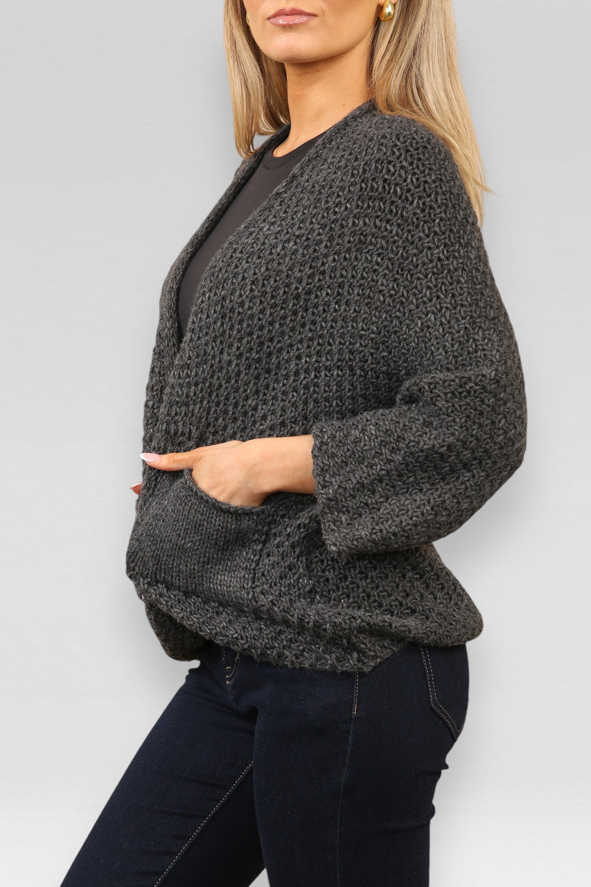 GEBREID BATWING VEST HOUTSKOOL