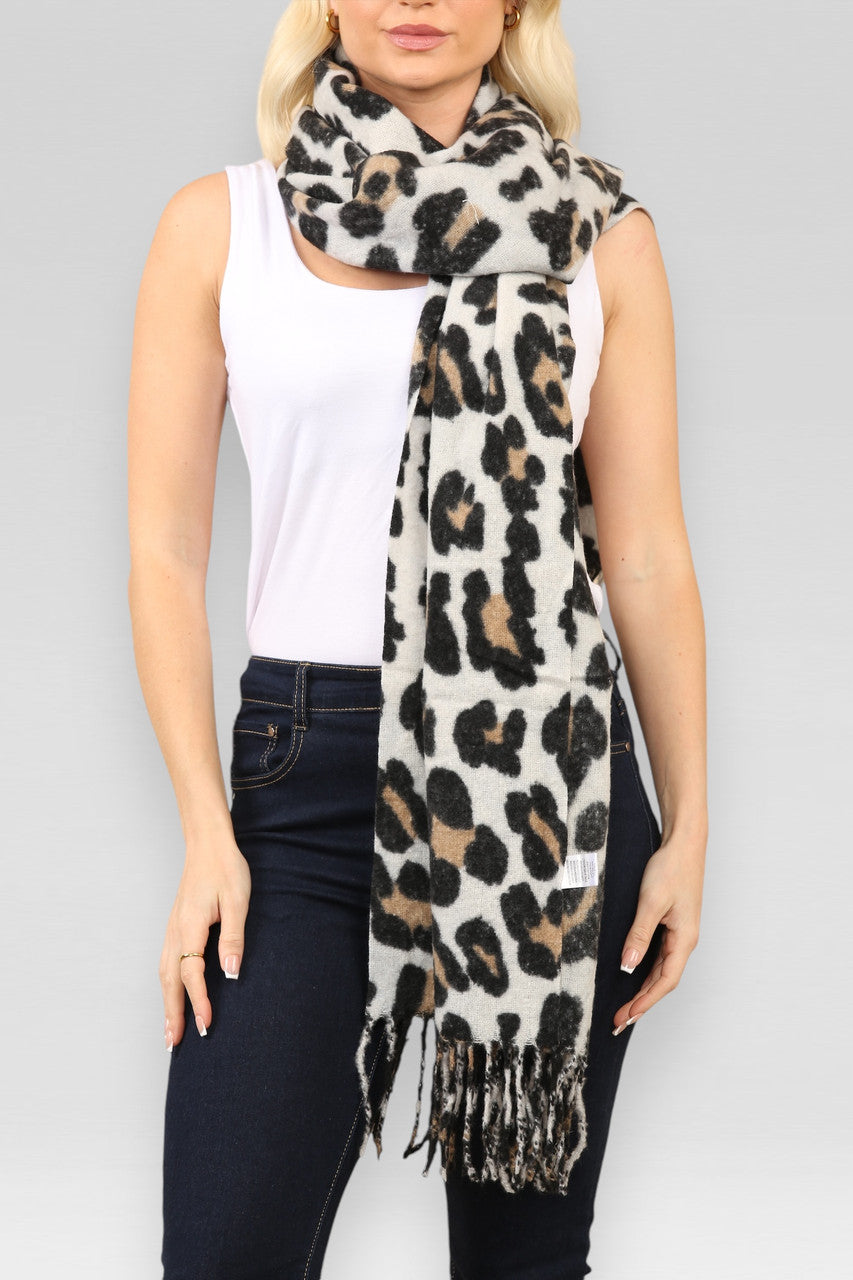 SJAAL MET LEOPARDPRINT WIT