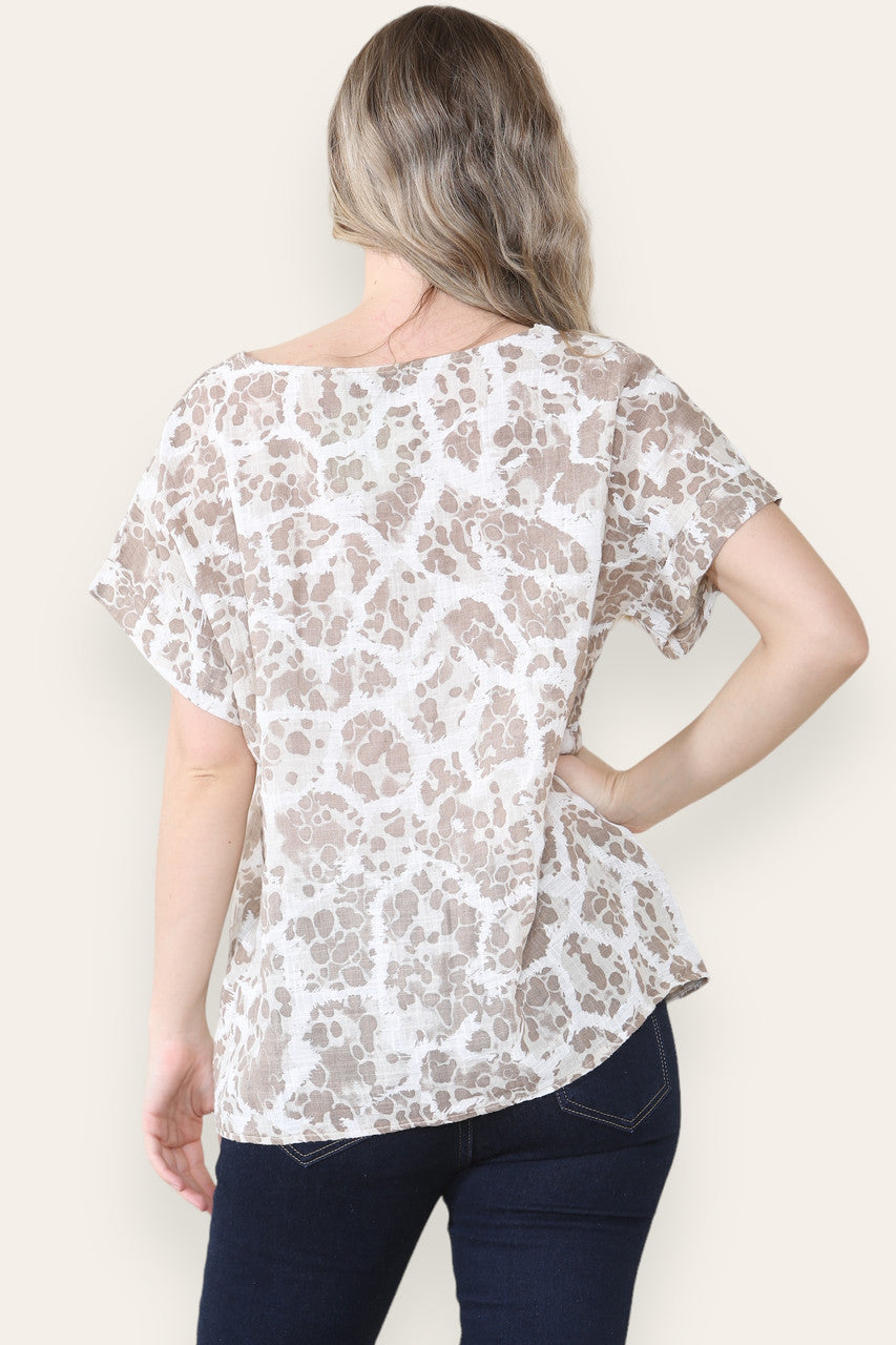 DIERENPRINT TOP STEEN