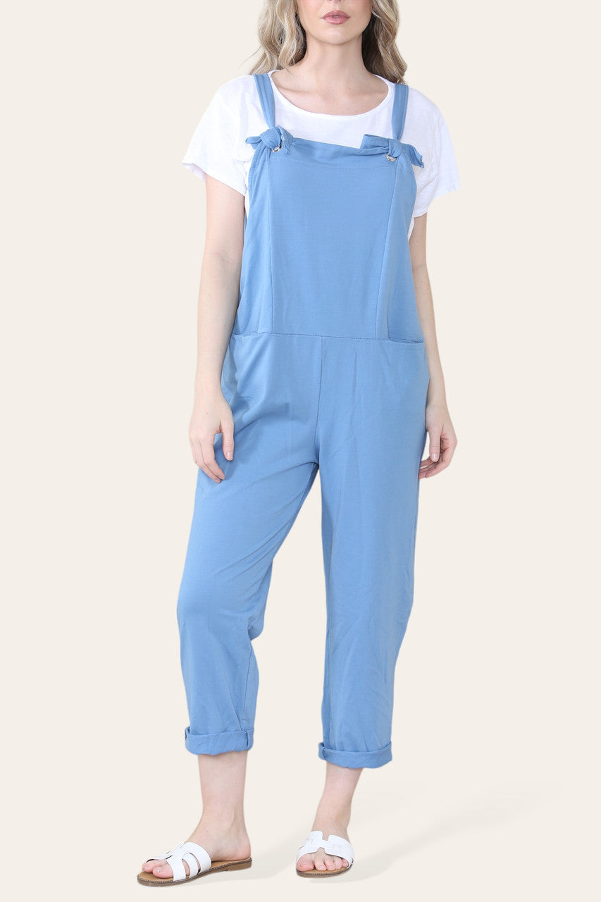 EFFEN TUINBROEK & T-SHIRT - DENIM