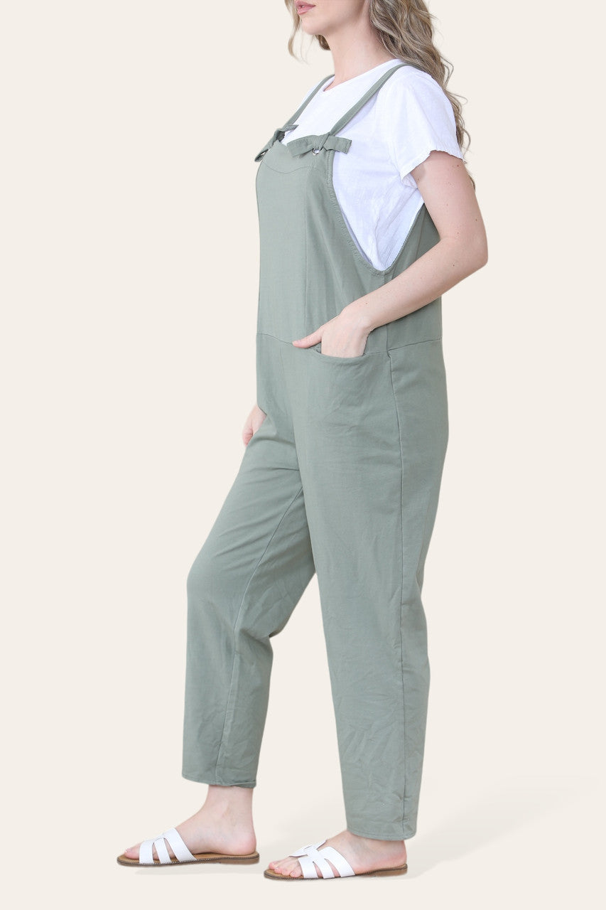 EFFEN TUINBROEK & T-SHIRT - KHAKI