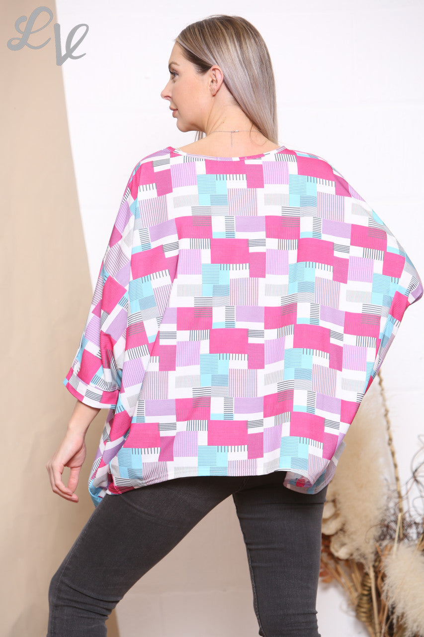 Dames T-shirt met Doosprint
