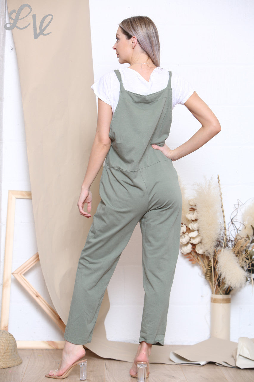 EFFEN TUINBROEK & T-SHIRT - KHAKI