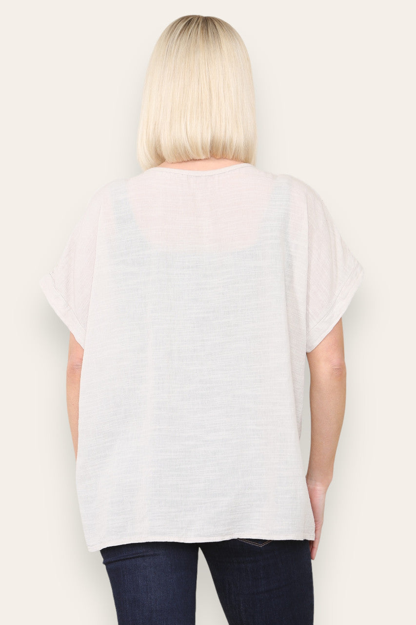 Copy of Copy of CUT OUT SHOULDER DETAIL WITH NECKLACE STONE
