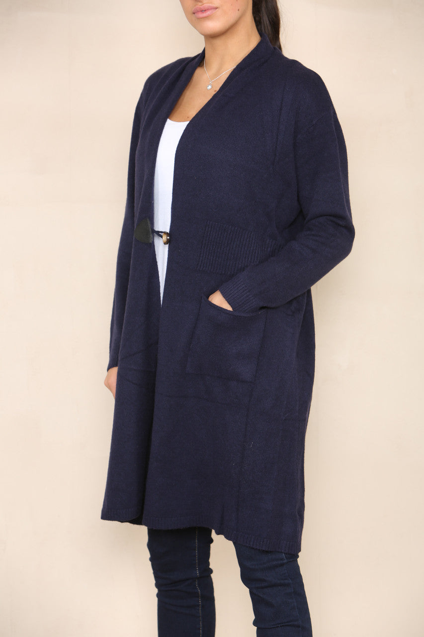 SOFT KNIT CARDIGAN NAVY