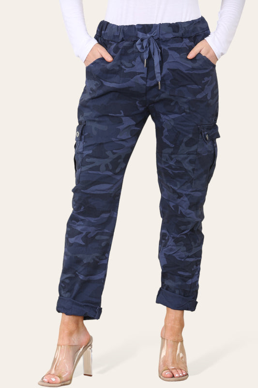 CAMOUFLAGEPRINT MAGISCHE GEVECHTSBROEK NAVY