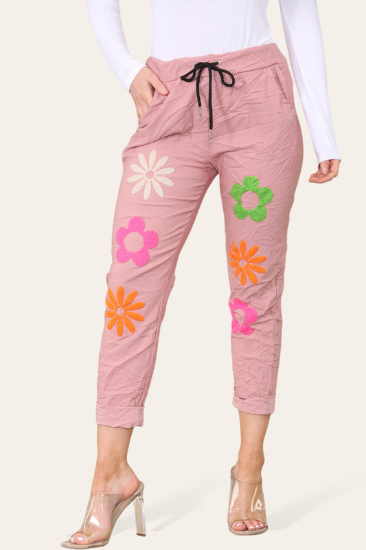 FLORAL PATCHWORK MAGIC BROEK STOFROZE