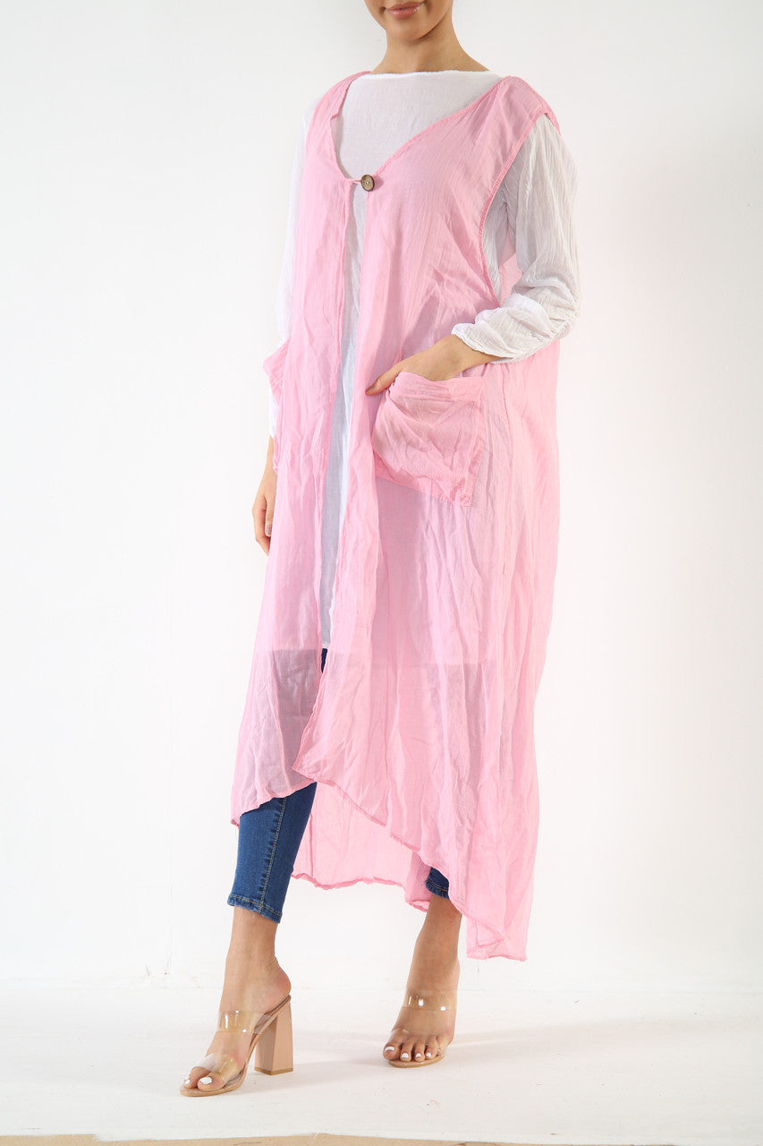 Dames 2-delige set tuniek top jurk roze