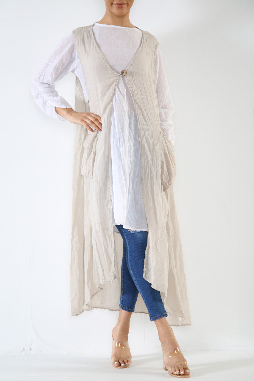 Dames 2-delige set tuniek top jurk steen