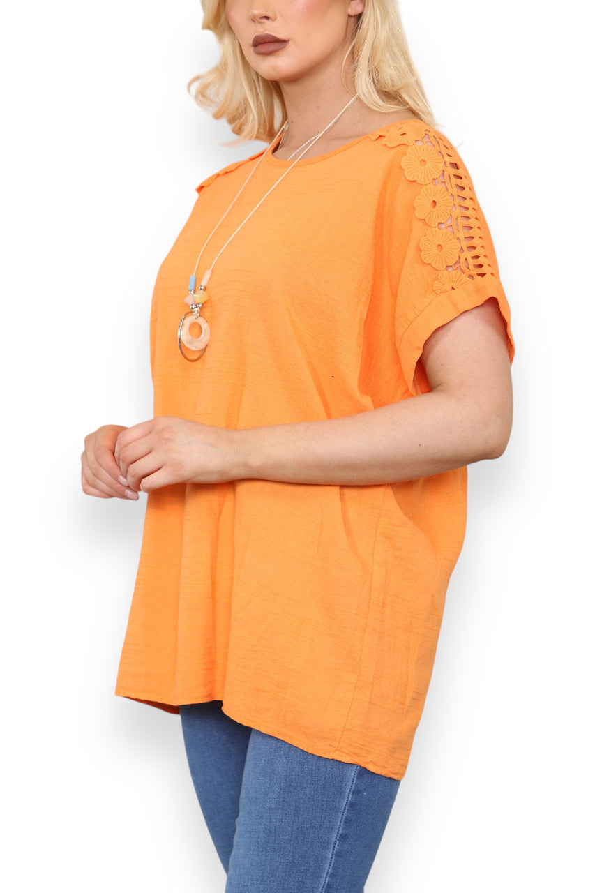 Kopie van kopie van SCHOUDERUITSPARING MET KETTING ORANJE